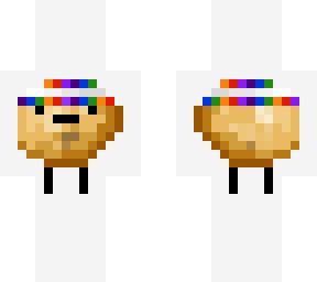 rainbow hat potato