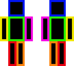 rainbow neon