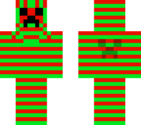 red/greed striped creeper