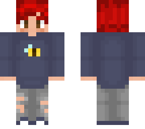 red head boy bee shirt