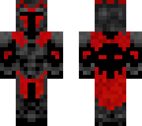 red knight skull cape