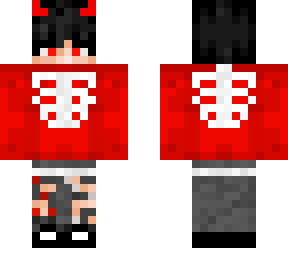 red sweater skeleton