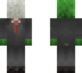 salmon in a suit