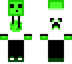 slime hoodie with creeper