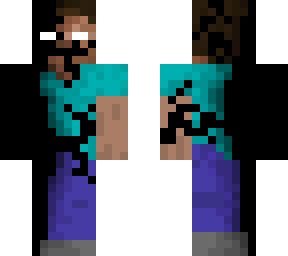 spreading corrupted steve/herobrine