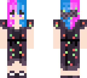 strawberry moth but in black
