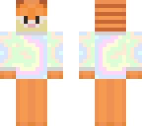 swirly pastel garfield