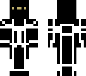 white and black ninja