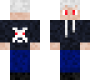 white hair boy