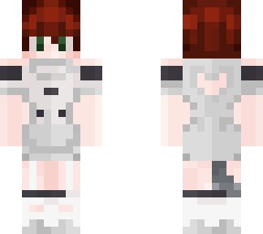 white maid dress