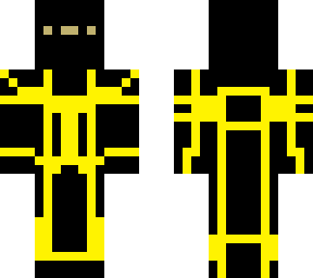 yellow and black ninja