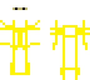 yellow and white ninja