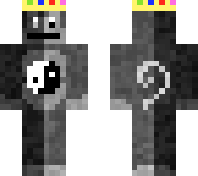 yin yang monkey with crown