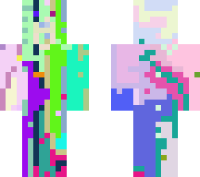 a rainbow person