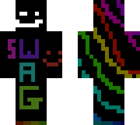 a swag dark rainbow lookin dude