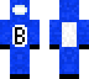 among us blue custom skin