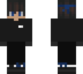 black hoodie boy