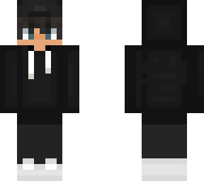 black hoodie boy