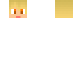 blonde lightning orange ninja boy head - created by eradicator475