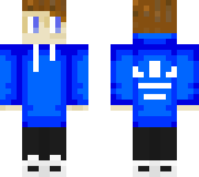 blue adidas hoodie boy with brown hair