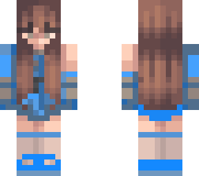blue person