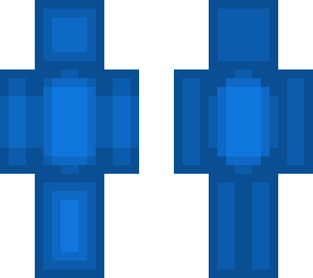 blue person