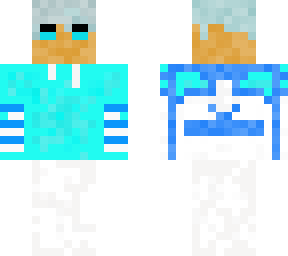 blue skin