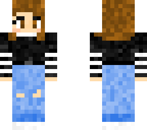 brown-haired e-girl basic skin