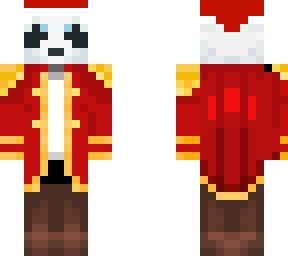 christmas panda king skin