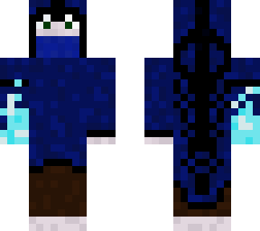 cold guy in blue