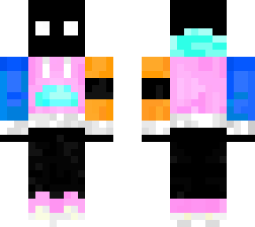 colour block hoodie