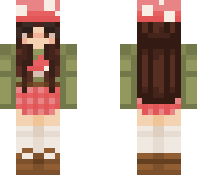 cute mushroom girl