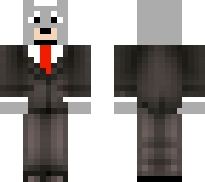 dog in a suit