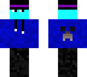 drippy cyan man with a added top hat