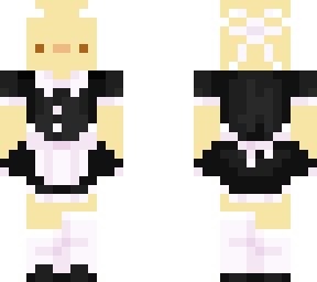 duck in a maid outfit