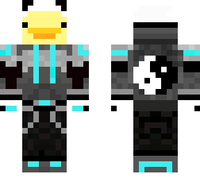 duck in a panda costume