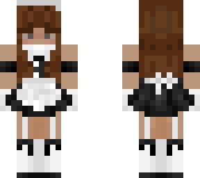 edit: brown hair maid outfit