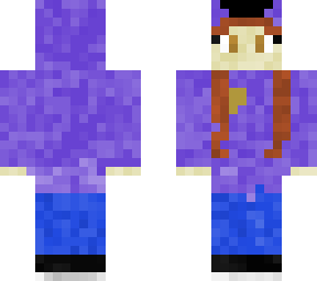 girl in a purple guy hoodie (aka me)