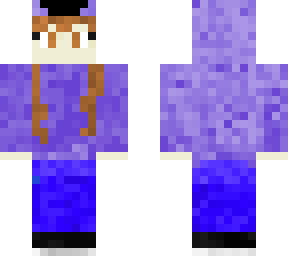 girl in a purple guy hoodie (aka me)