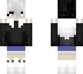 girl with white hair
