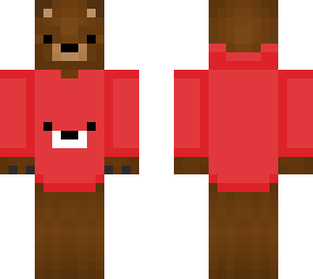 grizz with a sweater