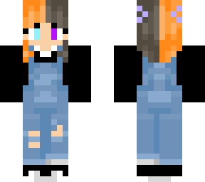 half and half dungarees