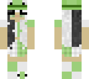 half and half frog girl