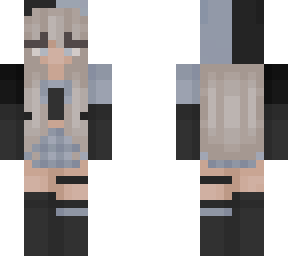 half blue half black
