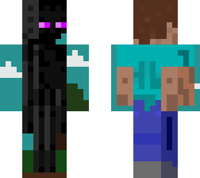 i tweaked around with greavs's enderman follow steve