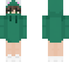 just the skin i usally wear bur with cat ears