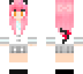 Kawaii Chan School Version Minecraft Skin