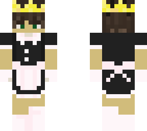 maid outfit with crown