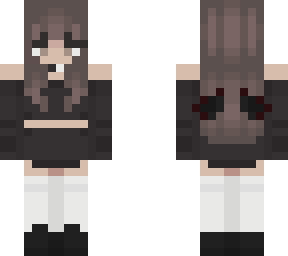 my older sisters mc skin modified :d