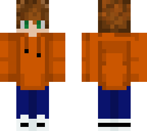 orange hoodie